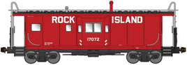 N International Car Bay Window Caboose Phase 3 Rock Island 17072 (As-Delivered, red, black)