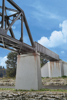 Single-Track Railroad Bridge Concrete Piers pkg(2)