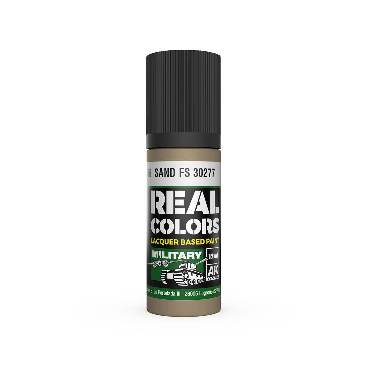 AK Real Colors Sand FS 30277 Lacquer Paint 17mL| Eugene Toy & Hobby