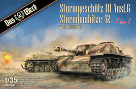 Stug III Ausf.G / Sturmhaubitze 42 (1/35 Scale) Military Model Kit
