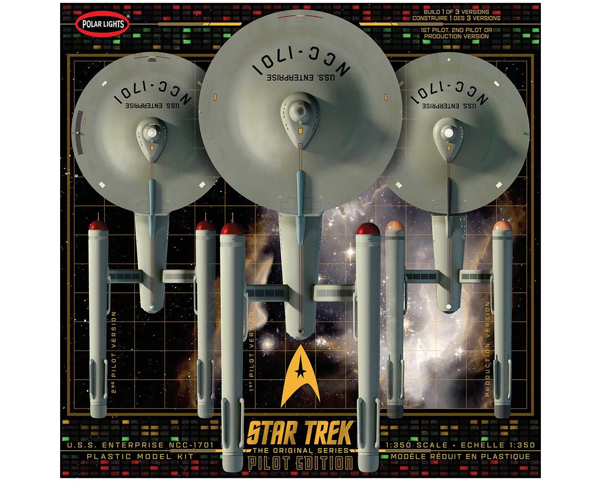 Star Trek TOS U.S.S. Enterprise with Pilot Parts (1/350 Scale) Plastic