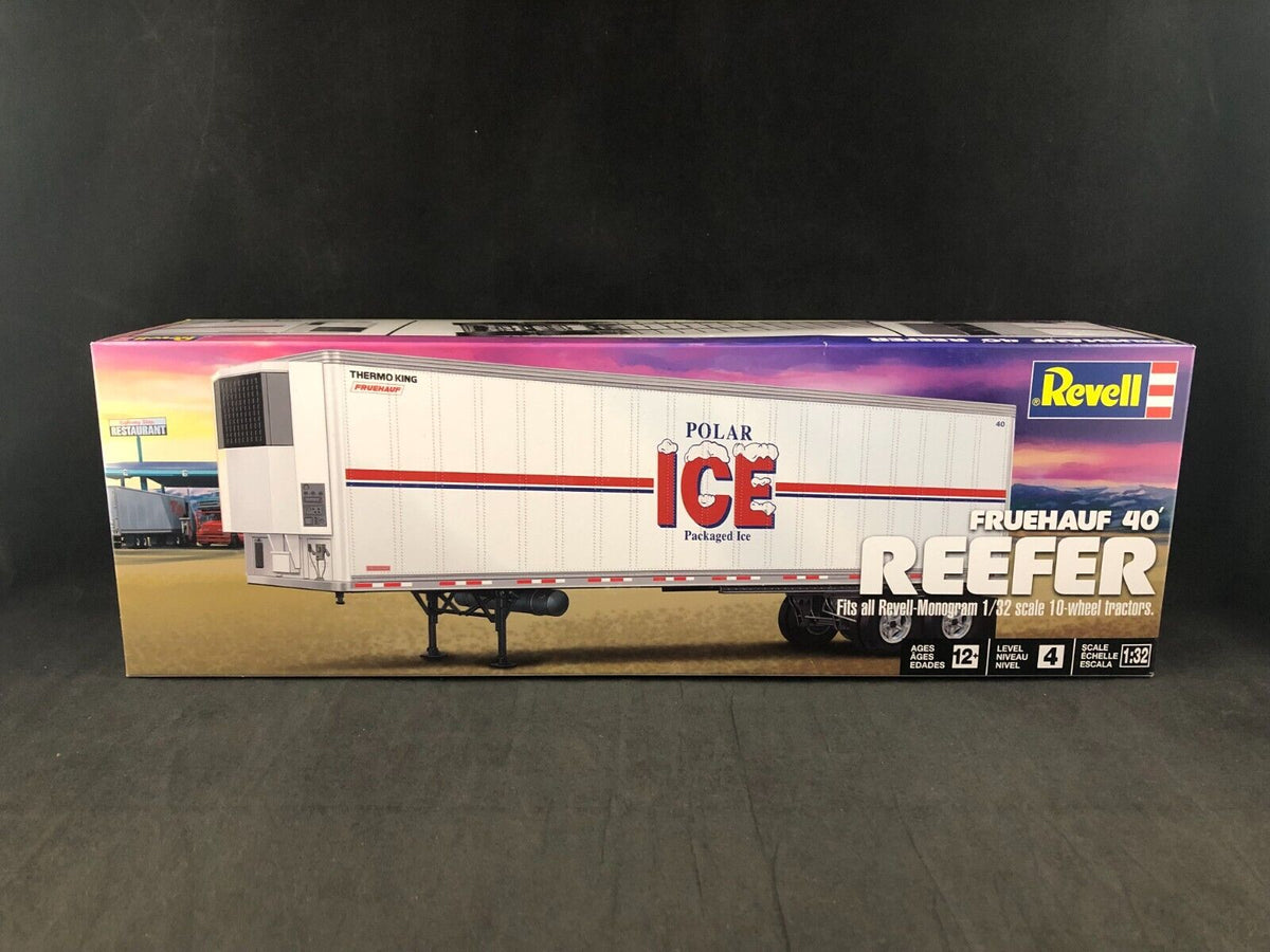 40' Semi Trailer (1/32 Scale) Vehicle Model Kit Eugene Toy & Hobby