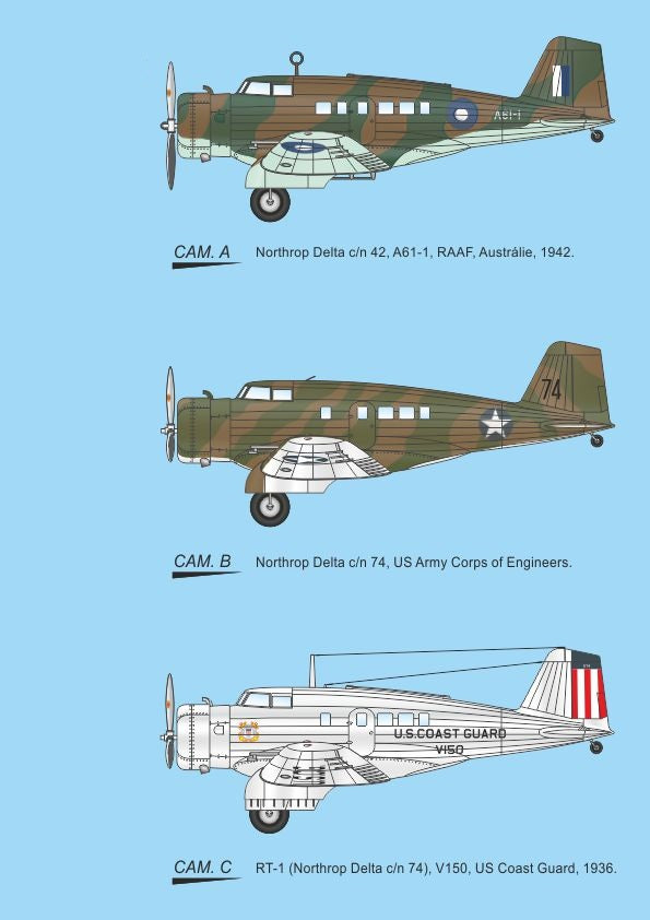 Delta 1D/E U.S Transport Late Type (1/72 Scale) Aircraft Model Kit