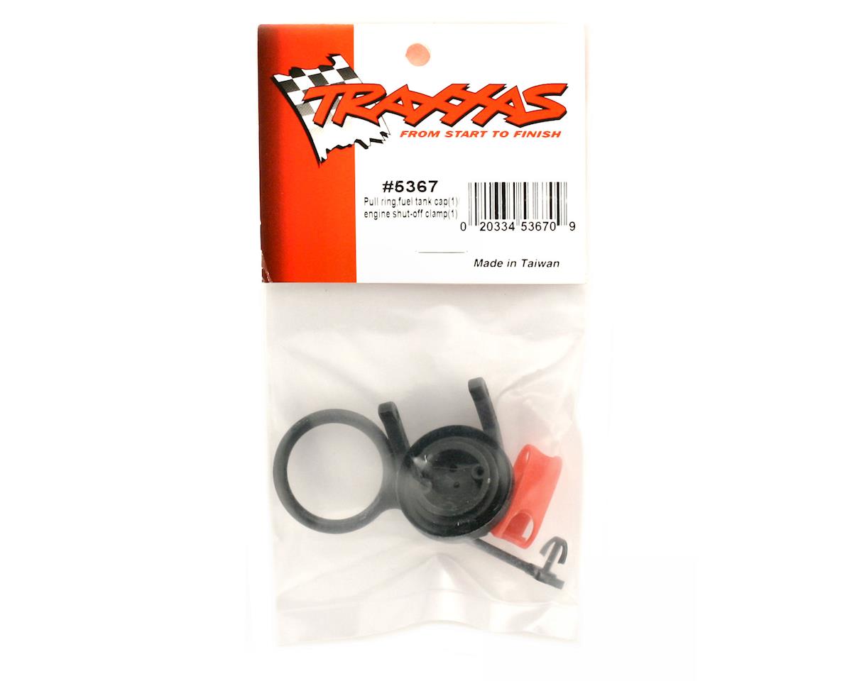 Traxxas 5367 Pull Ring Fuel Tank Cap & Engine Shut Off Clamp - Replacement For Revo Models