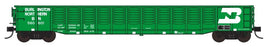 N Trainworx Corrugated 52' 6" Gondolas Burlington Northern