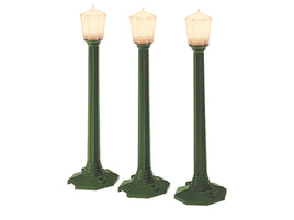 Green Classic Street Lamps (3 Pack)
