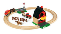 Farm Railway Wooden Train Set