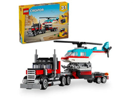 LEGO Creator 3-in-1 Flatbed Truck with Helicopter