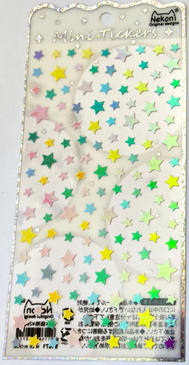 Mini Star Foil Flat Stickers
