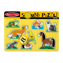 Wooden Sound Puzzle: See & Hear Pets