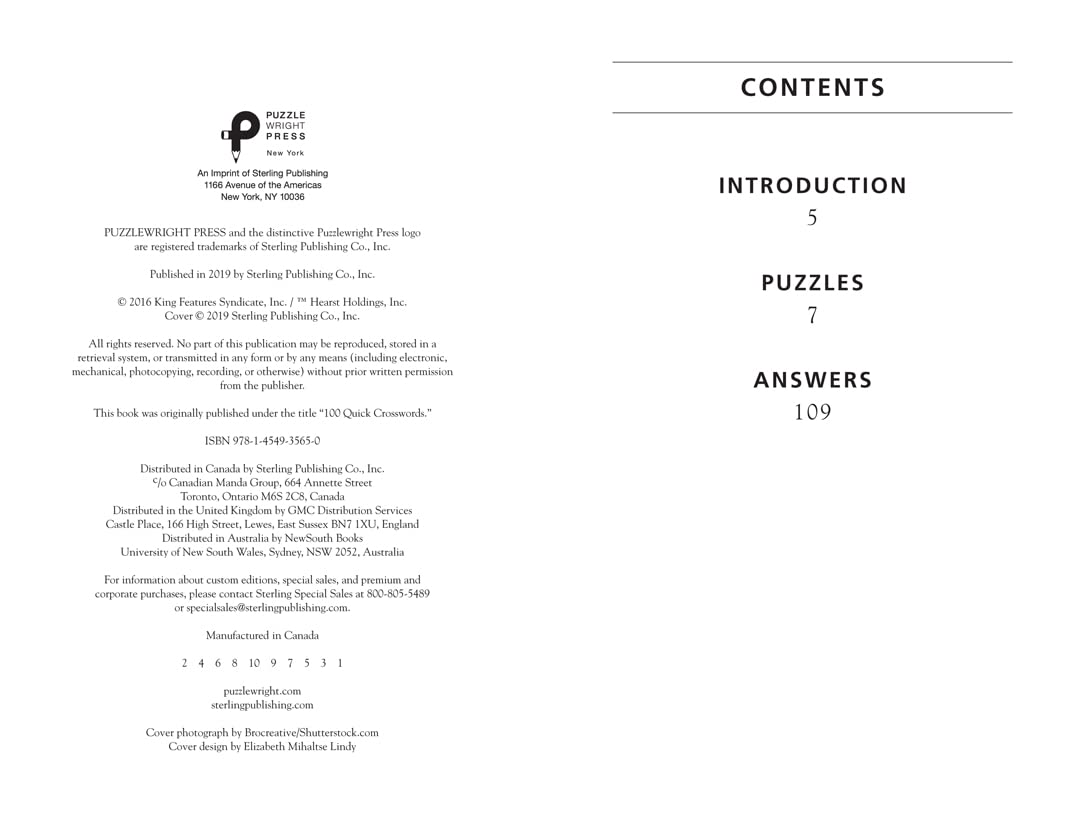 100 Porch Swing Crosswords Eugene Toy & Hobby