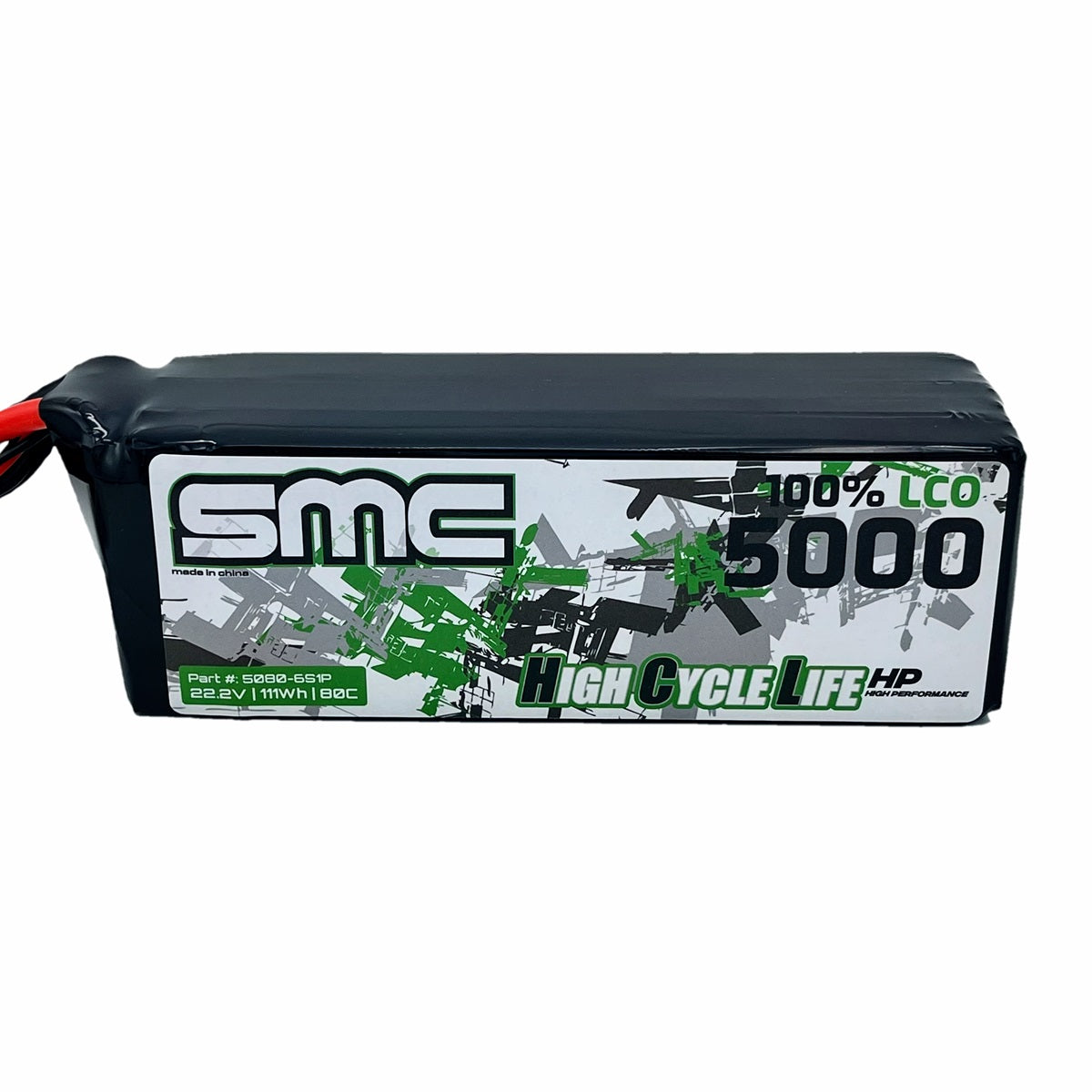 SMC HCLHP 22.2V5000mAh80C Flight Pack Eugene Toy & Hobby