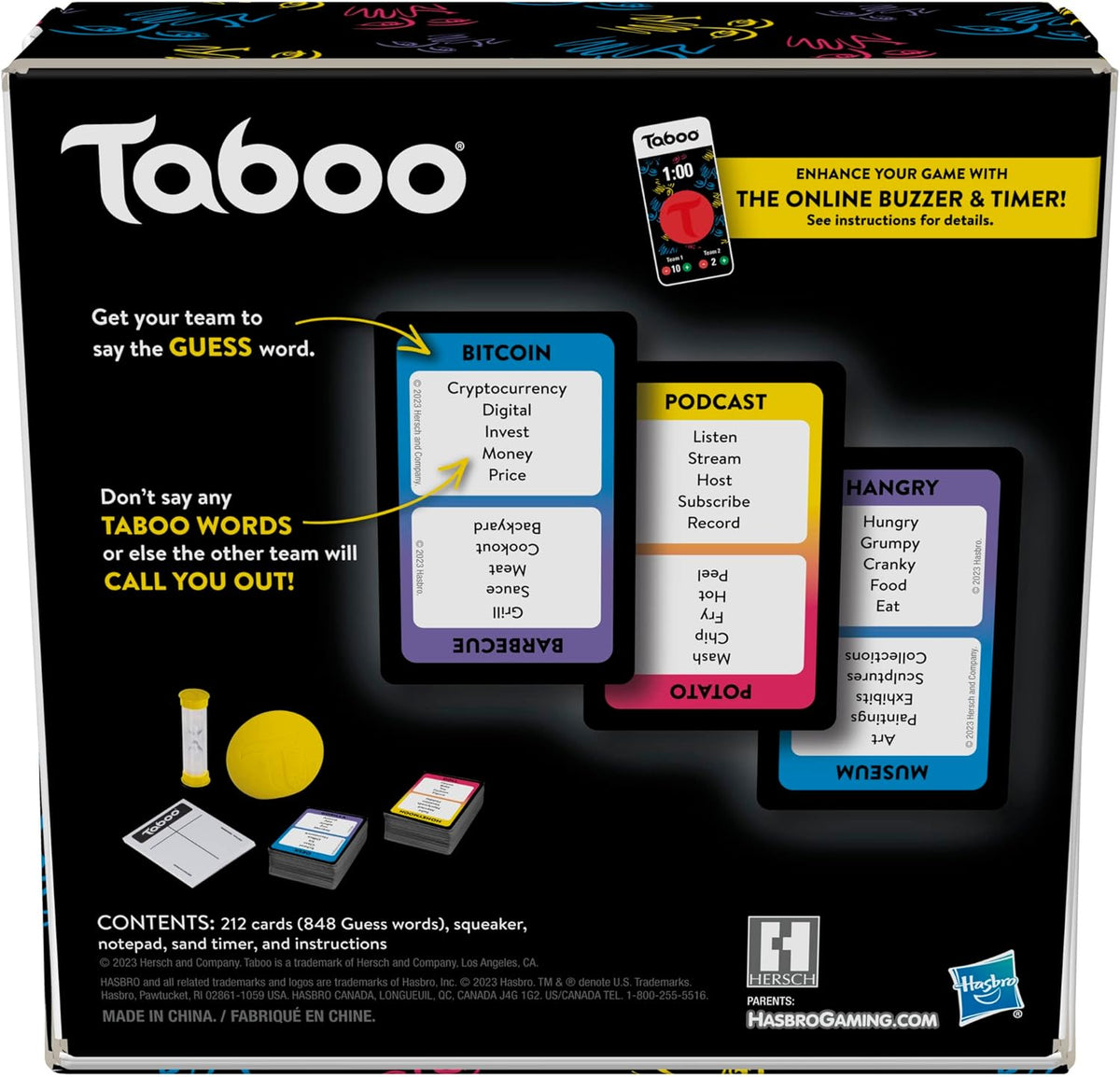 Taboo The Game of Unspeakable Fun! Board Game Eugene Toy & Hobby