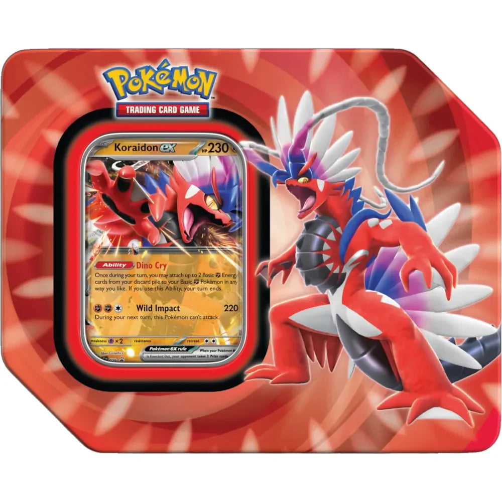 Pokemon TCG Scarlet & Violet Paldea Legends Tin| Eugene Toy & Hobby
