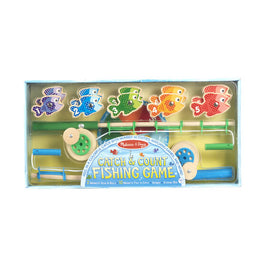 Wooden Catch & Count Fishing Game