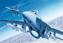 F/A - 18E SUPER HORNET (1/72nd Scale) Plastic Military Aircraft Model Kit