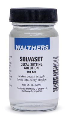 Walthers Solvaset Decal Setting Solution #470