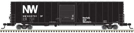 N Norfolk & Western 600751 (black, NW Logo) ACF 60' Single-Door Auto Parts Boxcar