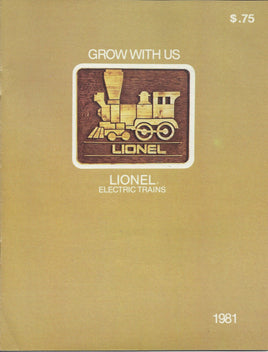 Lionel 1981 Electric Train Catalog