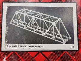 Campbell Scale Models HO Scale Single Track Truss Bridge