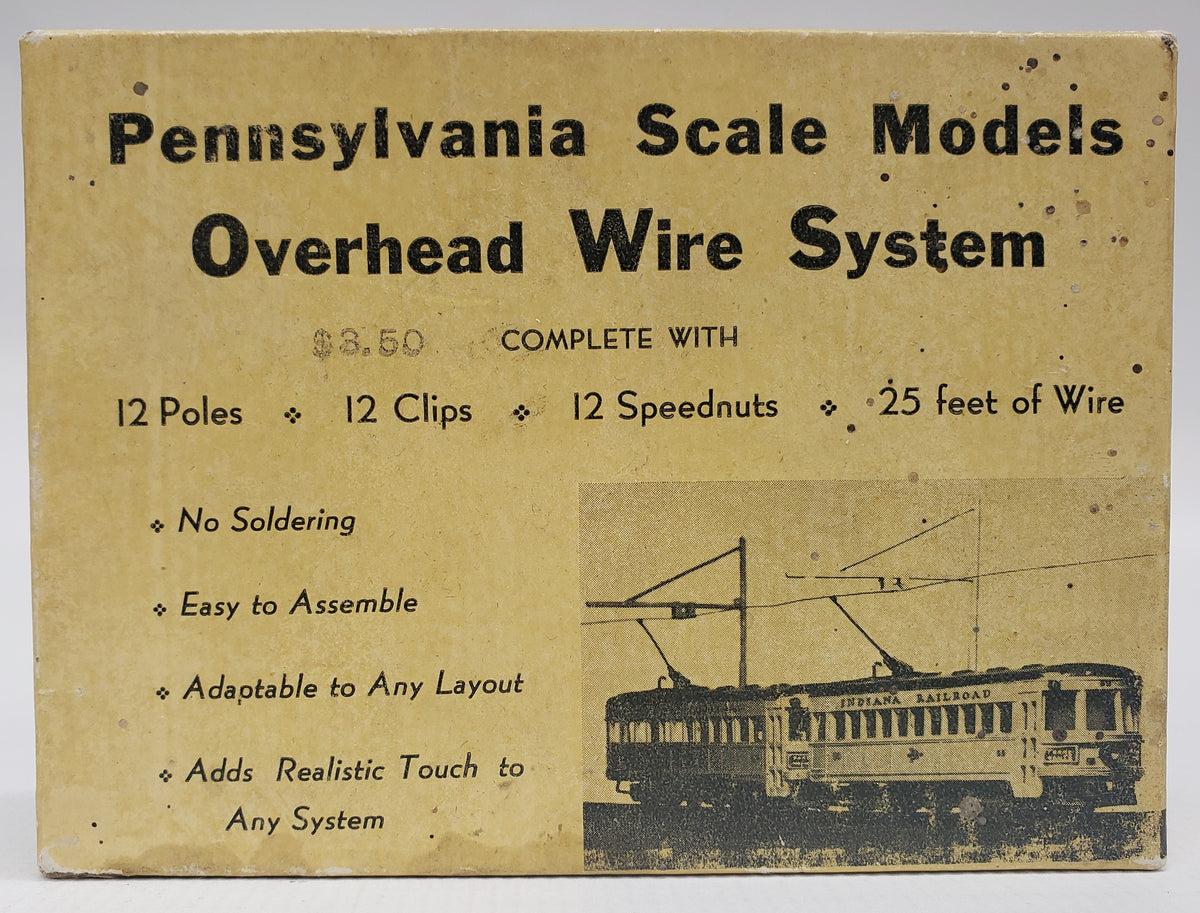 Pennsylvania Scale Models Overhead Wire System Kit Eugene Toy & Hobby