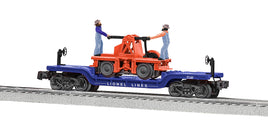 Lioneel Line LC Flatcar with Handcar O Scale