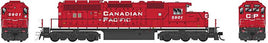 HO GMD SD40-2 - Standard DC - Executive Line -- Canadian Pacific 5901 (red, Block Lettering, Rear Door Vents)