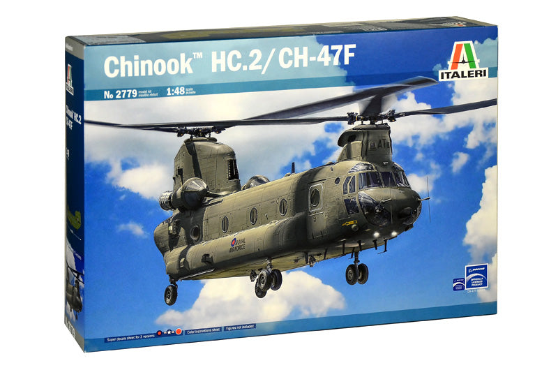 Chinook HC2/CH-47F (1/48 Scale) Helicopter Model Kit| Eugene Toy