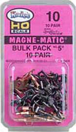 Kadee #10 HO Bulk Pack No.5(R) Knuckle Couplers No Draft Gear Boxes 10 Pair