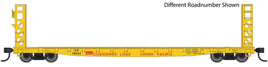 HO 53' GSC Bulkhead Flatcar - Ready to Run -- Union Pacific(R) #15033 (Armour Yellow, red)
