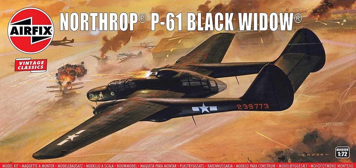 Northrop P-61 Black Widow (1/72 Scale) Aircarft Model Kit| Eugene