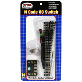 #6 Switch Right Hand Remote N Scale Code 80