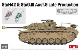 StuH42 & StuG.III Ausf.G Late Production (1/35 Scale) Military Model Kit