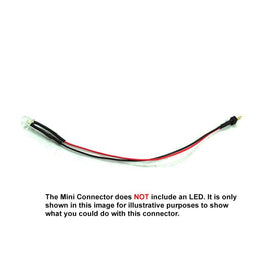 2-Pin Mini Connector With 6" Red & Black Wires