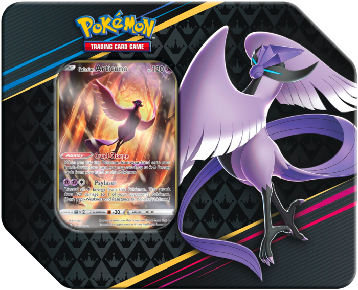 pokemon tcg crown zenith cards Pokemon TCG Crown Zenith Legendary Birds Tin| Eugene Toy & Hobby