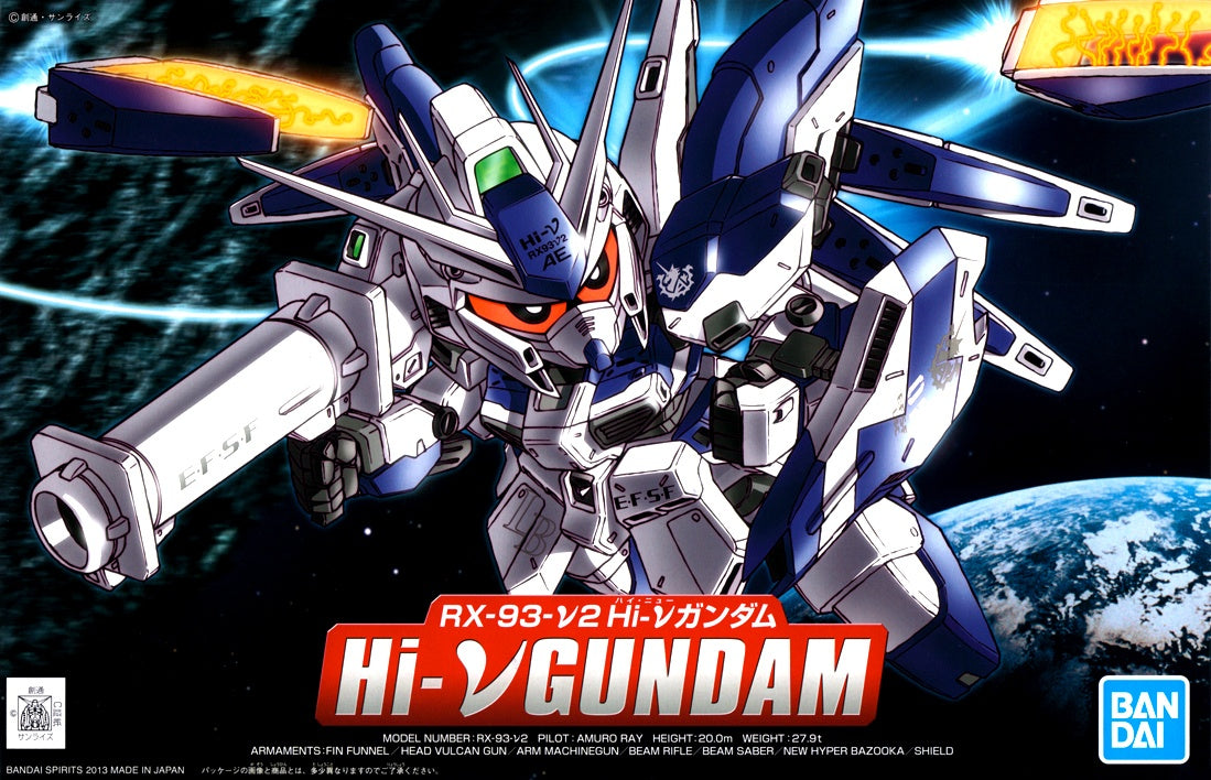 SD BB384 RX-93-V2 Hi-V Gundam Plastic Gundam Model Kit| Eugene Toy