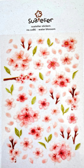 Water Blossom Flat Stickers