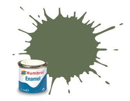 #102 Army Green Matt Enamel Paint 14mL / .45 oz