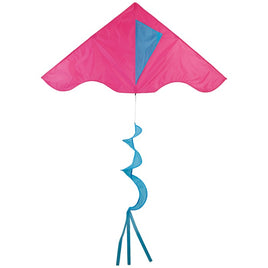Pink/Aqua ColorBlock Delta 46" Kite