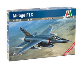 MIRAGE F 1C (1/48th Scale) Plastic Military Aircraft Model Kit