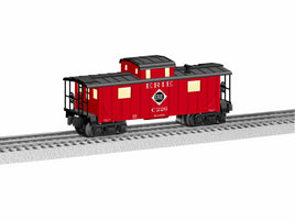 Erie Steel Cupola Caboose (red, black) O Scale