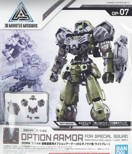 30MM Option Armor [Portanova Exclusive/Light Gray] (1/144 Scale) Gundam Model Kit
