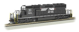 HO EMD SD40-2 with DCC & Sound -- Norfolk Southern #3430 (black, white; Horse Head Logo)