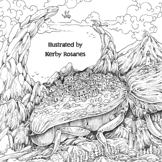 Wip page from Kerby Rosanes coloring book „Mythomorphia”. My
