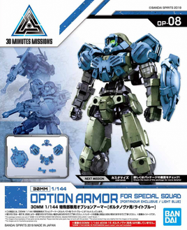 30MM #08 Special Forces Option Armor for Portanova Light Blue Model Accessory Kit