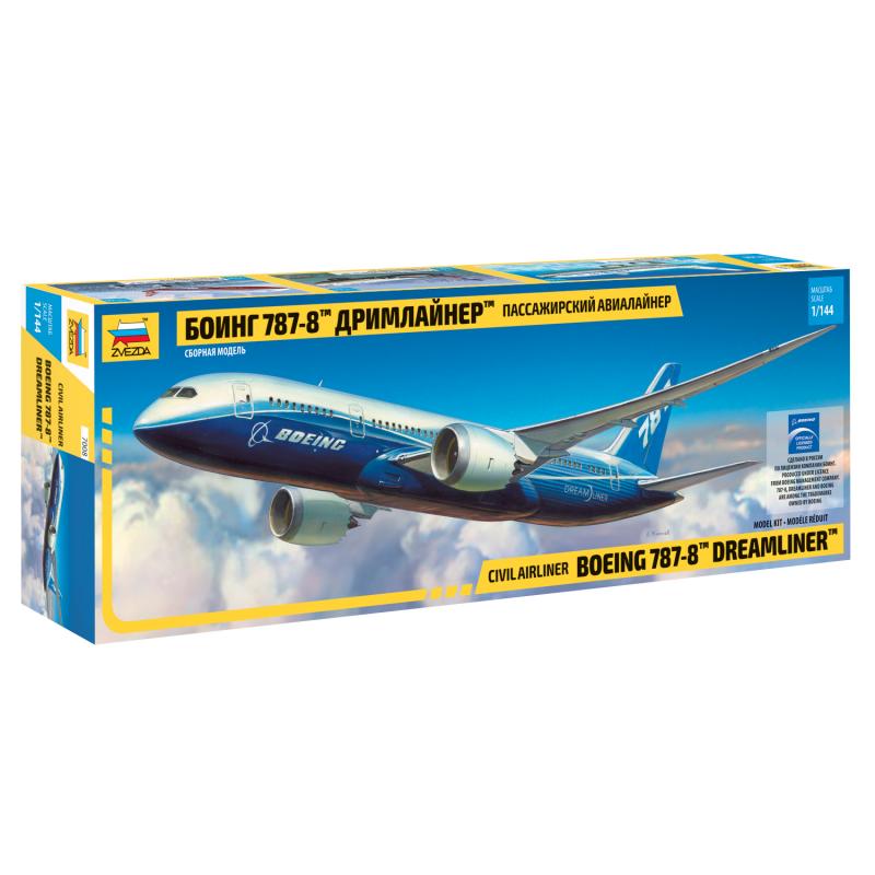 Boeing 787-9 Dreamliner 1/144 Scale Plastic Model Kit| Eugene Toy