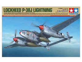 Tamiya Lockheed P-38J Lightning (1/48th Scale) Plastic Military Model kit