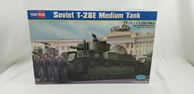 Soviet T-28E Med. Tank (1/35 Scale) Military Model Kit| Eugene Toy
