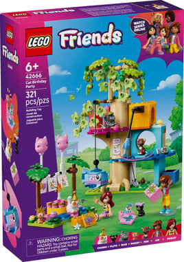 LEGO Friends Cat Birthday Party Building Set 42666