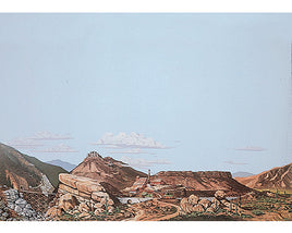 WALTHERS #949-703 Mountain To Desert Background Scenes 24" X 36"